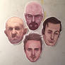Breaking Bad stickers and magnets