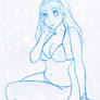 Bikini Girl 5 +sketch+