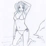 Bikini girl 7 +sketch+