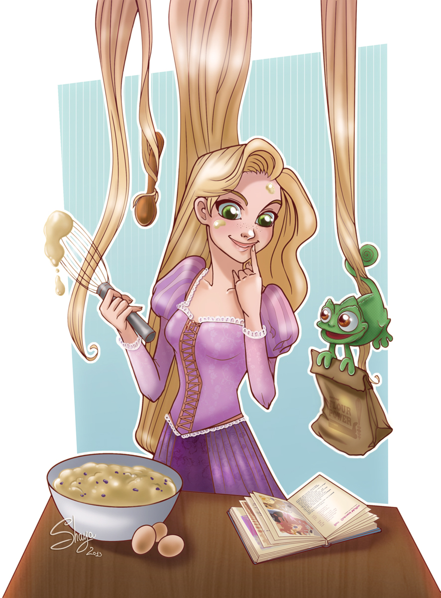 Cooking Rapunzel +Art Trade+