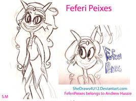 Feferi Peixes Doodles 12013