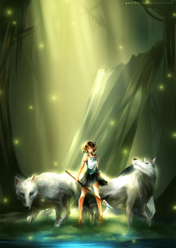 Princess Mononoke [+Speedpaint]