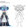 The Girl with the Diamond Wings: Character Design