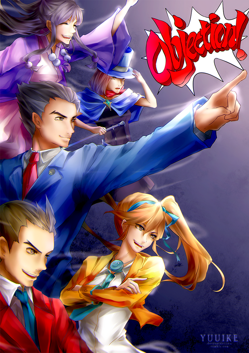 Ace Attorney - OBJECTION!!! [+Speedpaint]