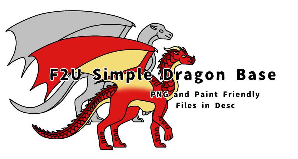 F2U Simple Dragon Base by LuckyDogstar on DeviantArt