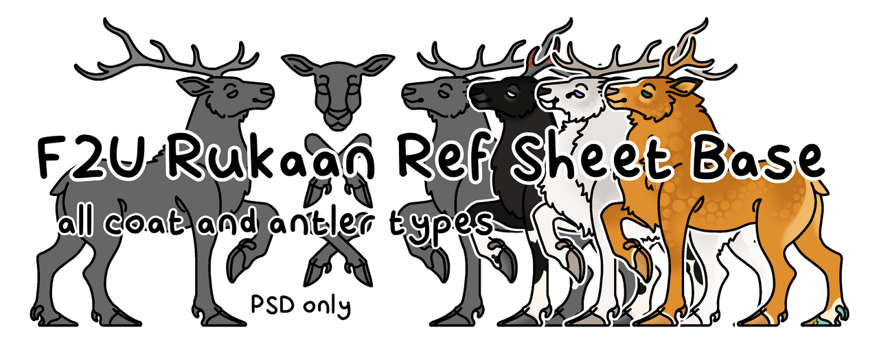 F2U Rukaan Ref Sheet Base by LuckyDogstar on DeviantArt