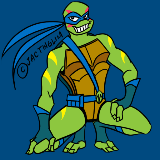 Leonardo Rottmnt Muscle RotTMNT Leo by jactinglim on DeviantArt
