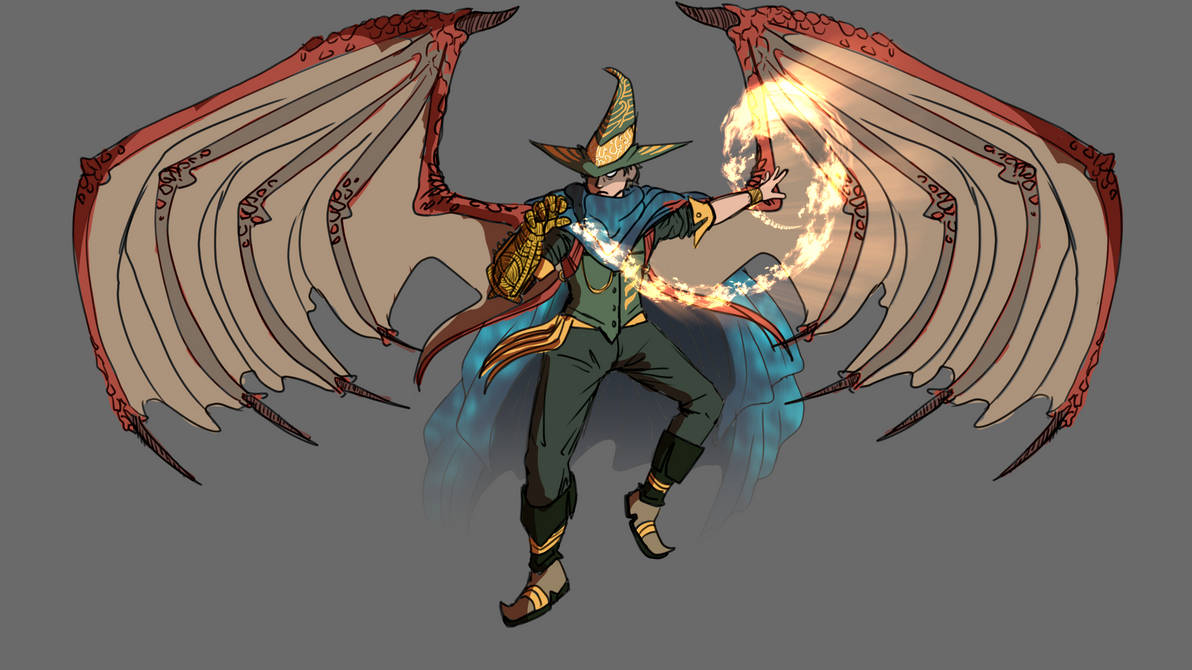 Concept sketch for DnD Wizard by ThisJPguy on DeviantArt
