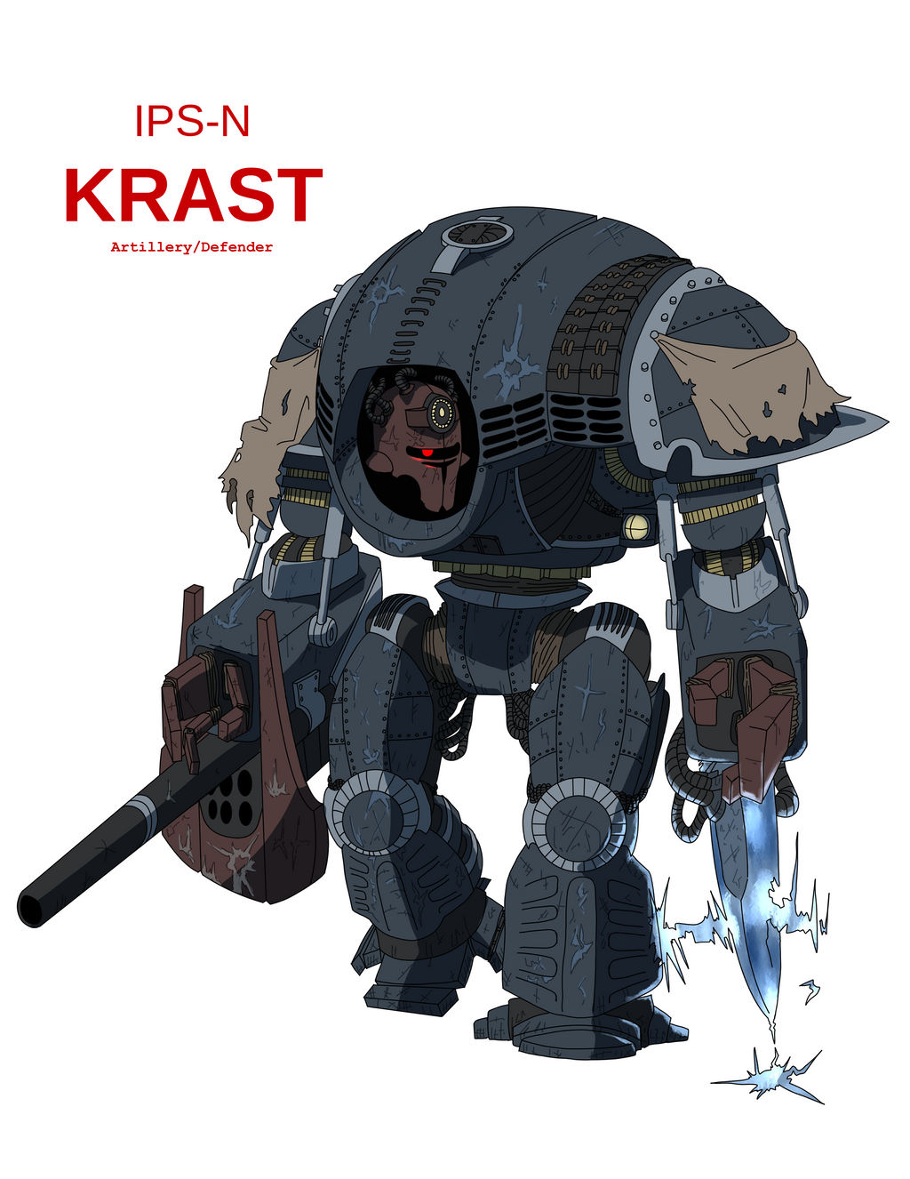 IPS-N Krast (Imperial Knight inspired Lancer mech) by ThisJPguy on ...