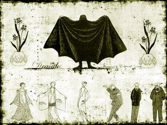 Edward Gorey Stokers Dracula by InsectGod