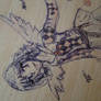 Anime on the desk