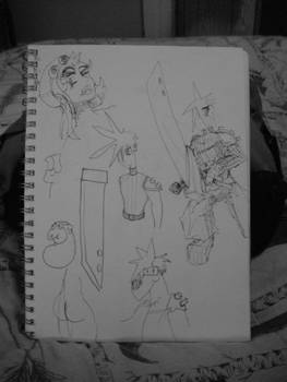 Various Character Sketch Page