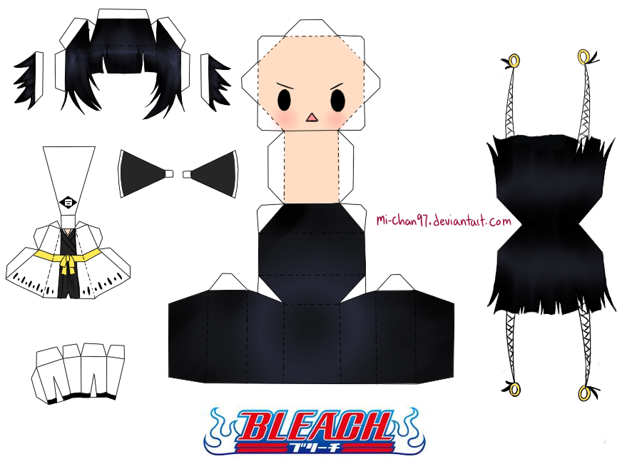 Soi Fon Papercraft Template