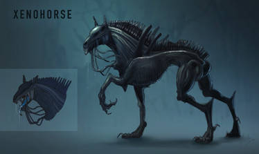 Creature concept - Xenohorse