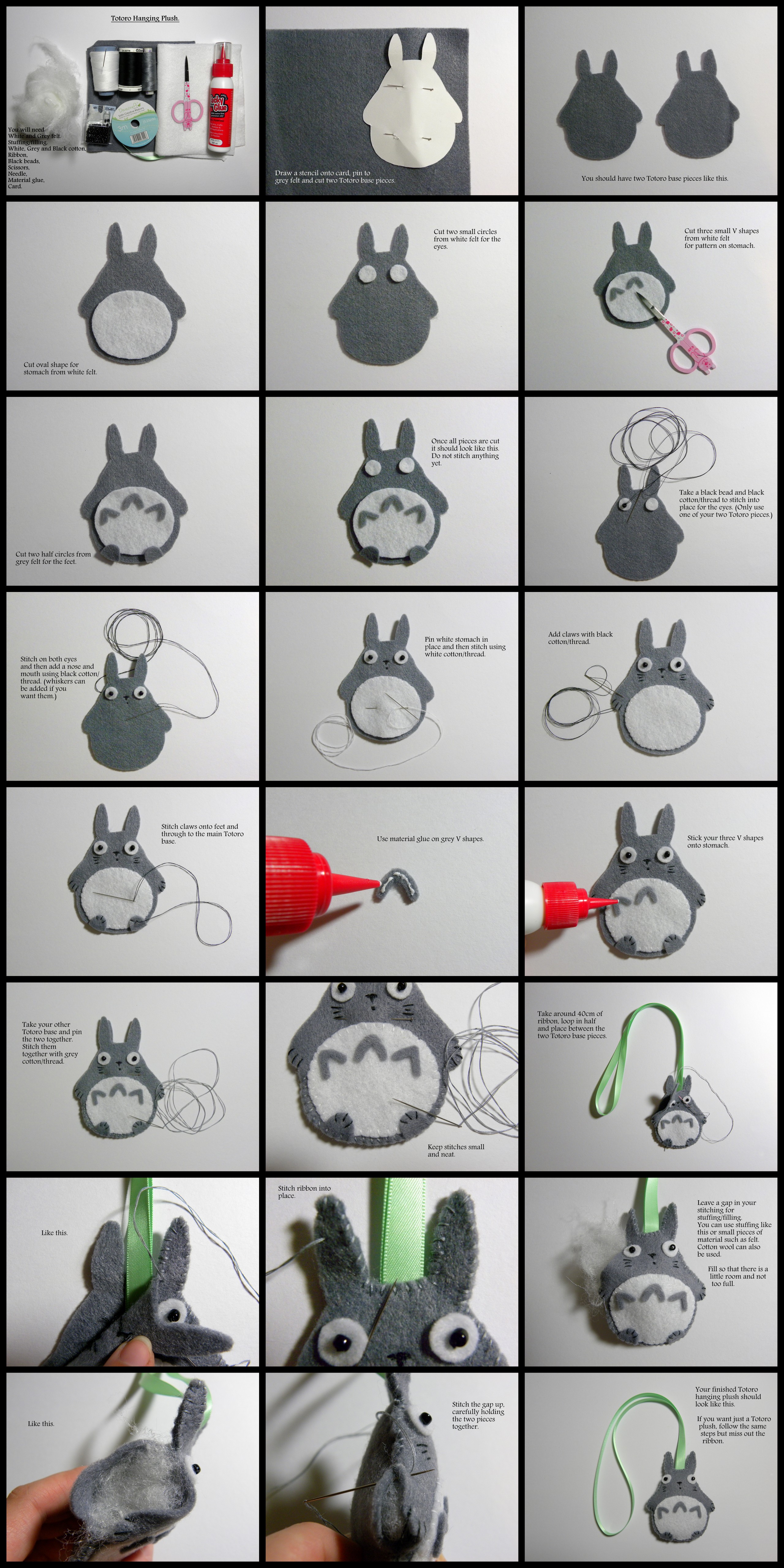 Totoro Hanging Plush Tutorial By Emilyhitchcock On Deviantart Totoro Hanging Plush Tutorial By Emilyhitchcock On Deviantart
