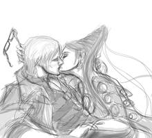 Kiss and Make up, sketch