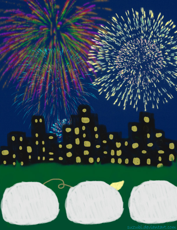 Hetalia Mochi: Fireworks