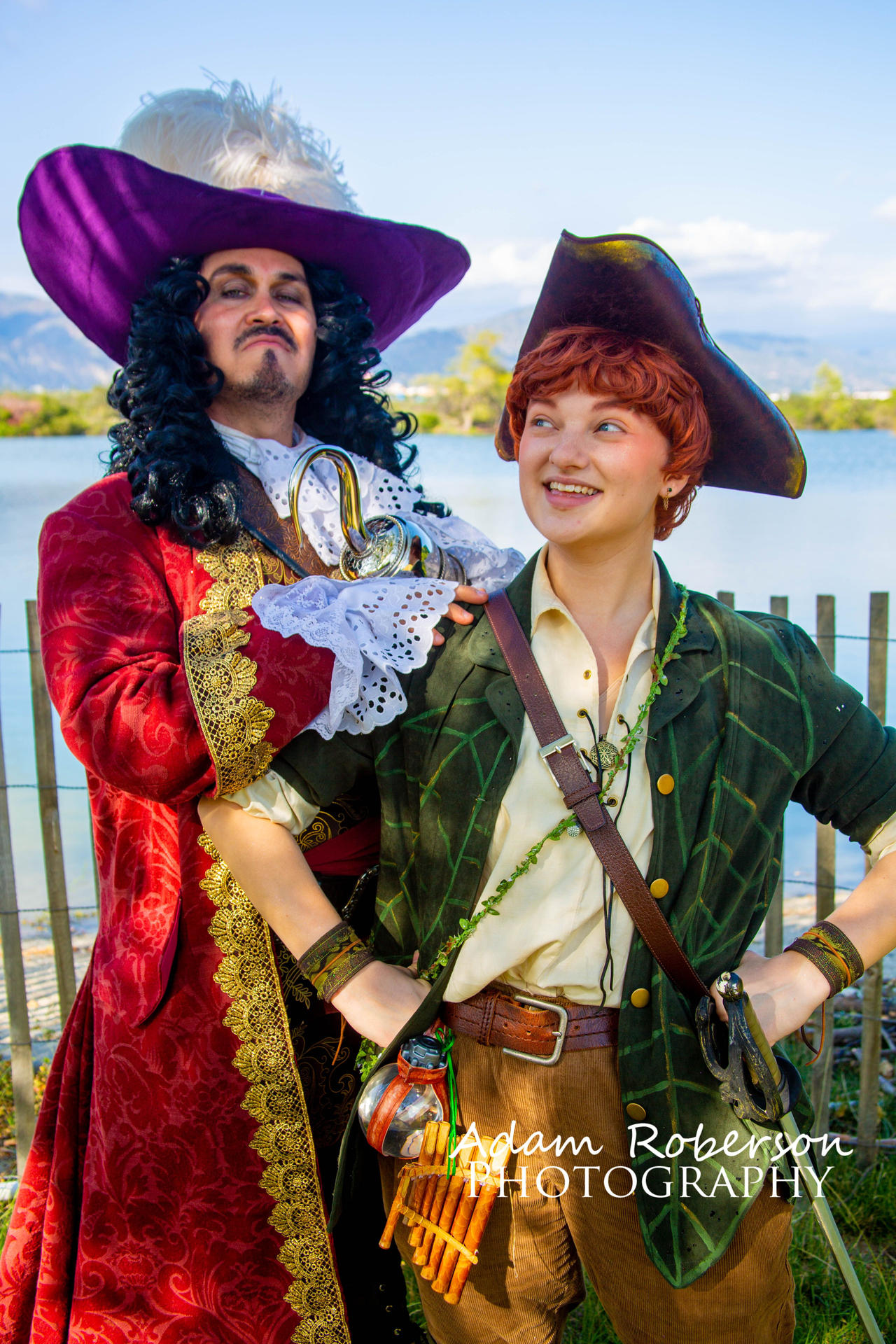 Captain Hook and Pirate Pete (Peter Pan Cosplayer) by