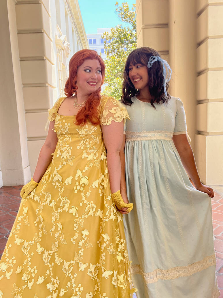 eloise bridgerton and penelope featherington by TalesFromNeverland on