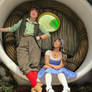 Peter Pan and Wendy at Disneyland's Dapper Day