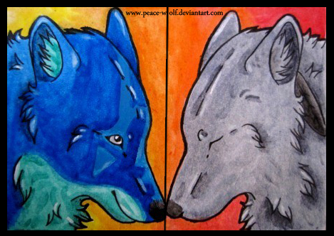 ACEO Akua and Lakiya by Peace-Wolf