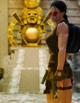 Lara Croft and the Mayan Temple