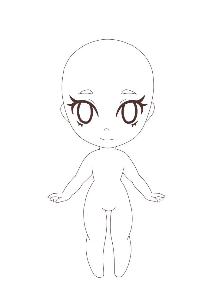 body: 22+ Full Body Chibi Anime Base Pictures
