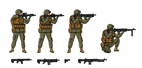 Fashiontopian Troops in Libertyscale