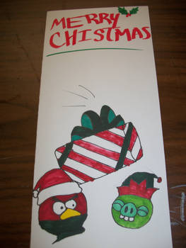 Angry Birds christmas card