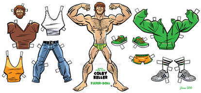 Colby Keller Paper Doll