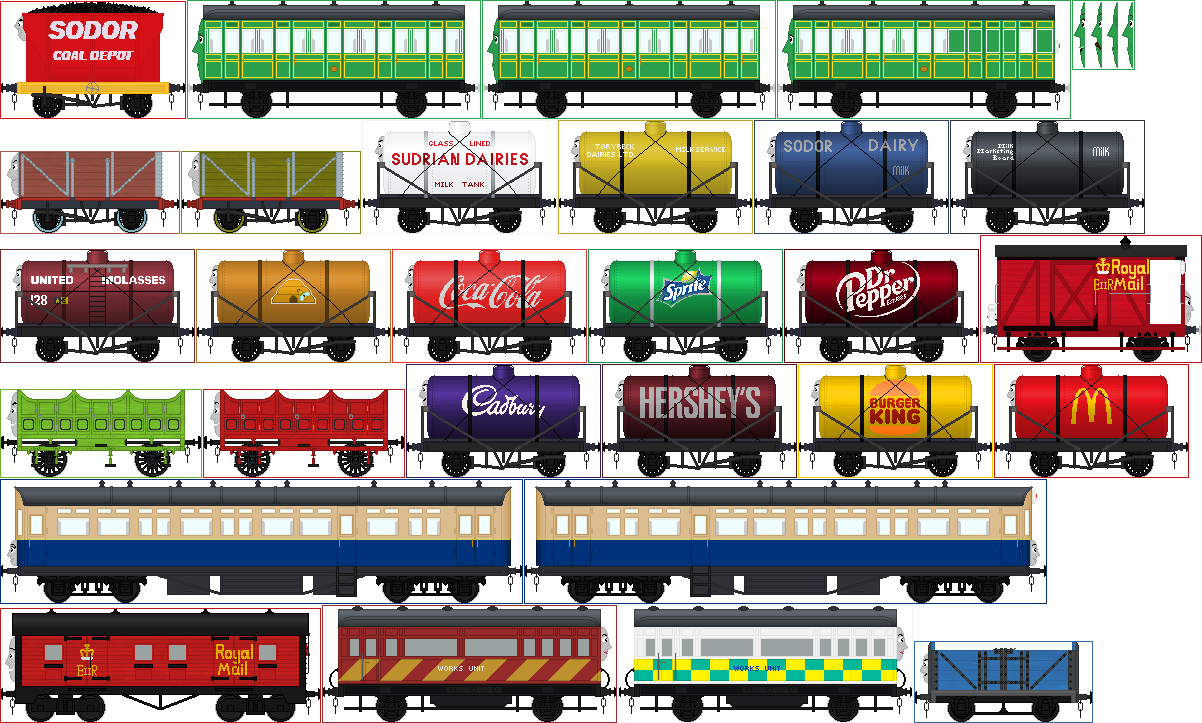 Assorted Rolling Stock Pack by GallopingGoose97 on DeviantArt