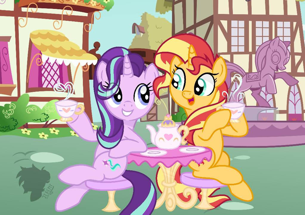 Mlp Timetoon MLP | Tea time by ElGuere on DeviantArt
