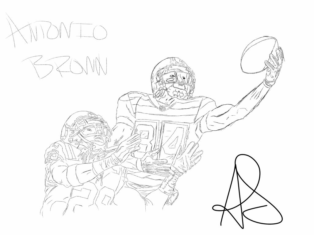 Antonio Brown by anthony2701 on DeviantArt