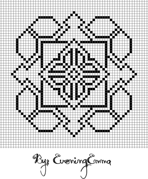 Symmetric pattern - no colours