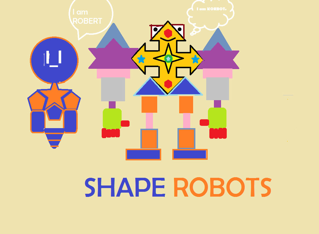Shape Robots by Ilovecarsgab on DeviantArt
