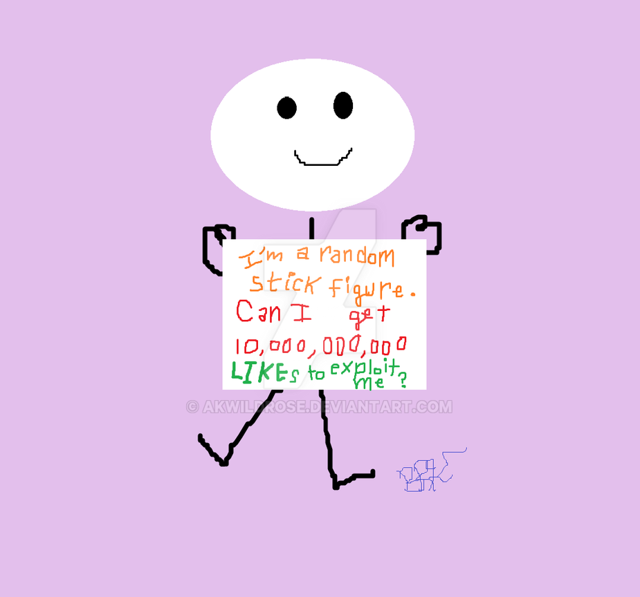 Random Stick Figure by akwildrose on DeviantArt