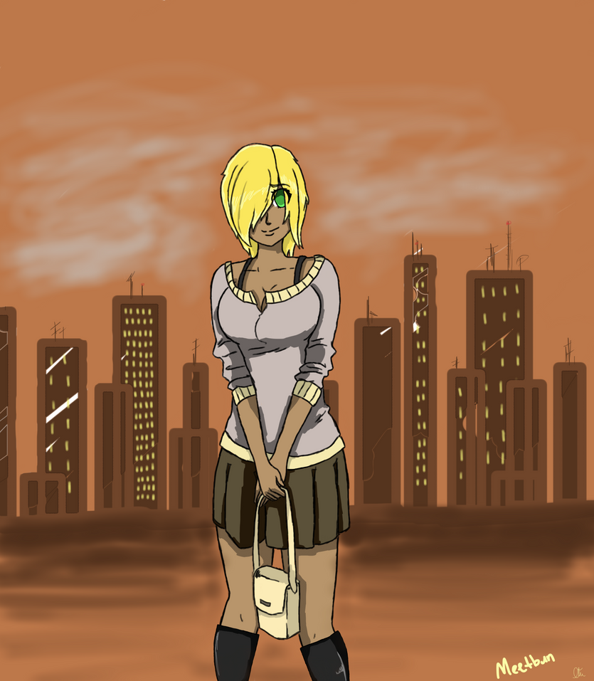 Dark skin anime lady by meetbun on DeviantArt