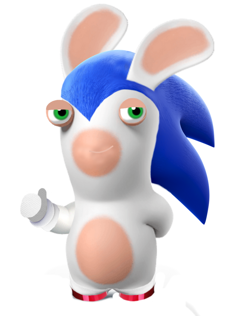 Sonic Beta Rabbit Rabbid sonic by Mariorainbow6 on DeviantArt