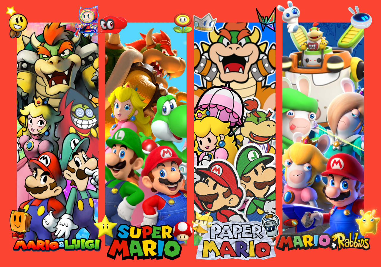Mario alternate universes by Mariorainbow6 on DeviantArt