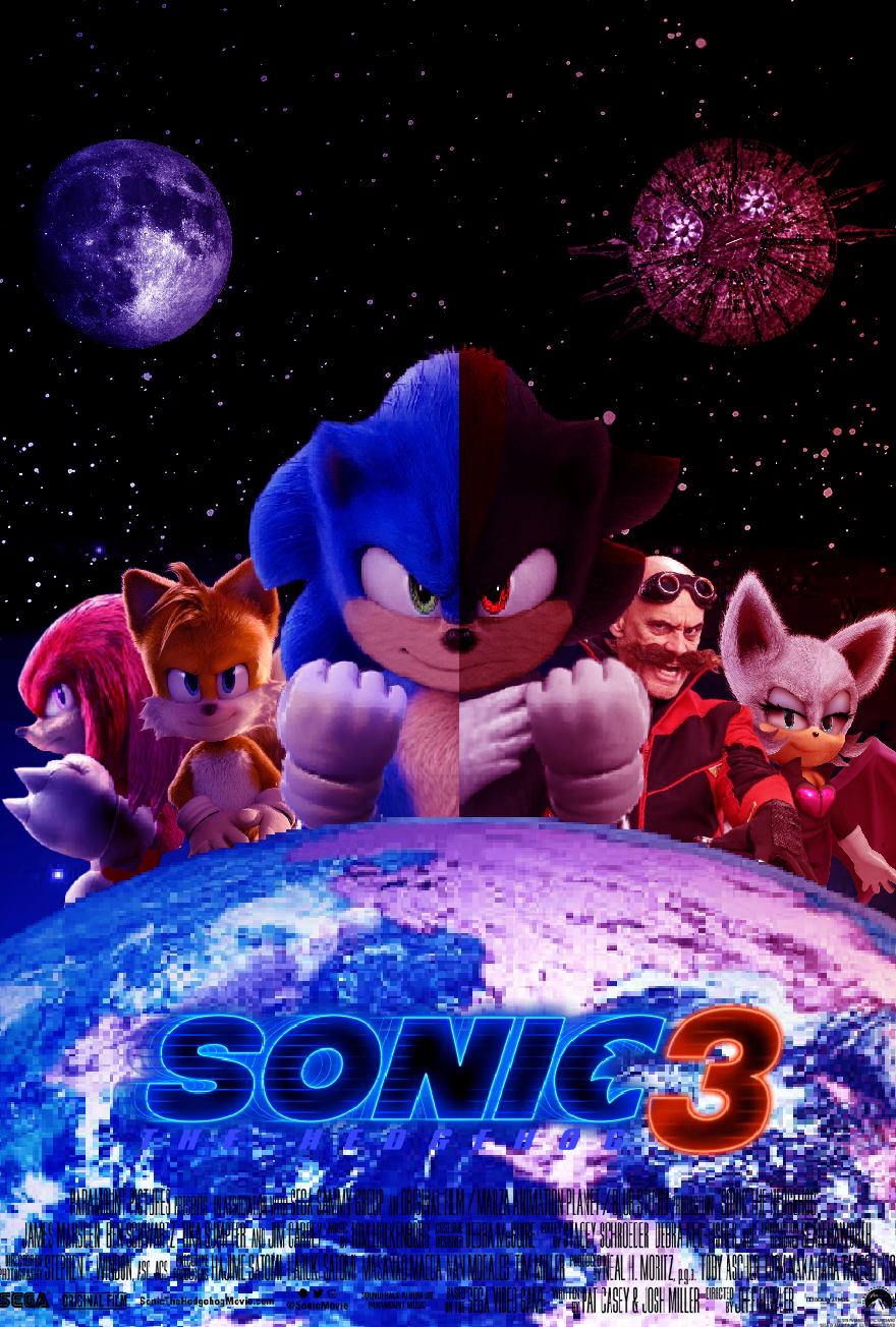 Custom sonic movie 3 posters : r/SonicTheMovie