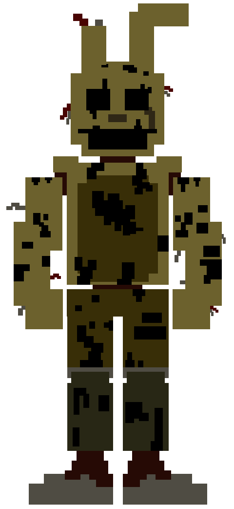 8Bit Springtrap by Mariorainbow6 on DeviantArt