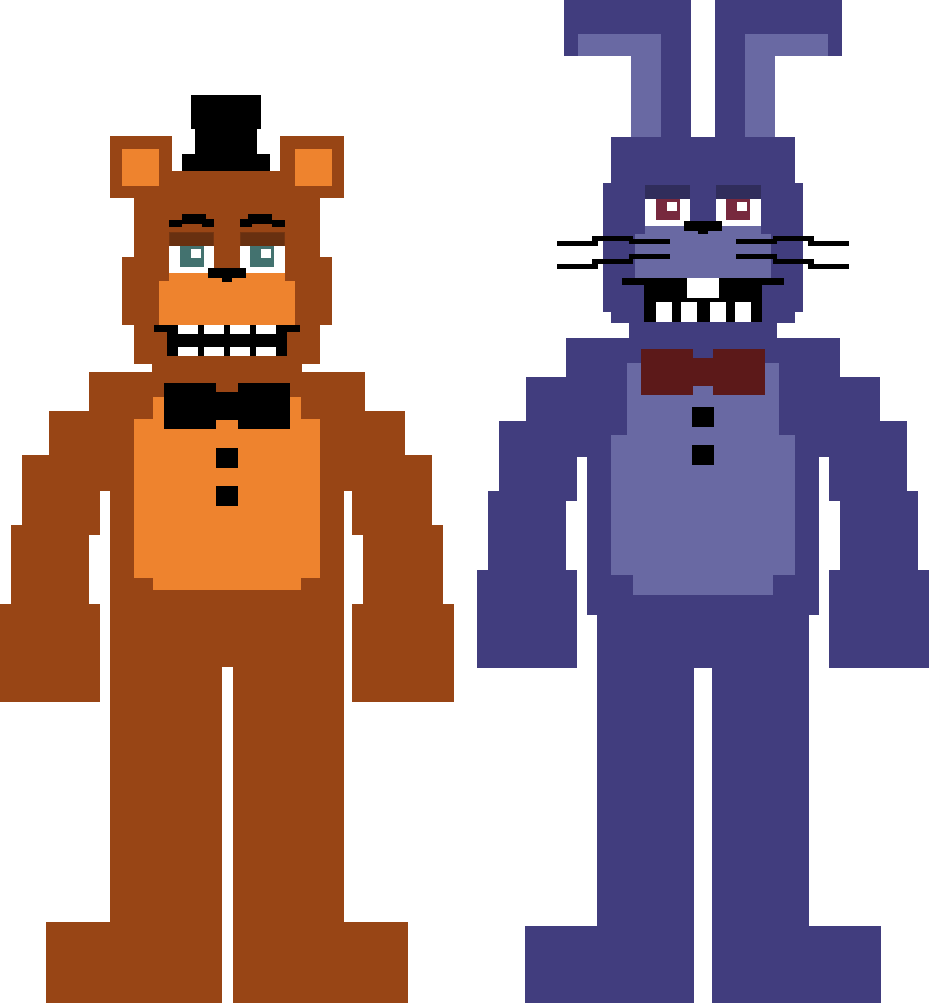 FNaF 3 Minigame Characters by Mariorainbow6 on DeviantArt