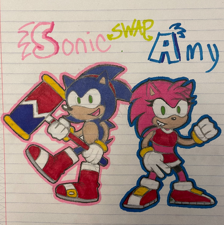 Sonic 3 SMS Amy sprites (My version) by JoeyTheRabbit on DeviantArt