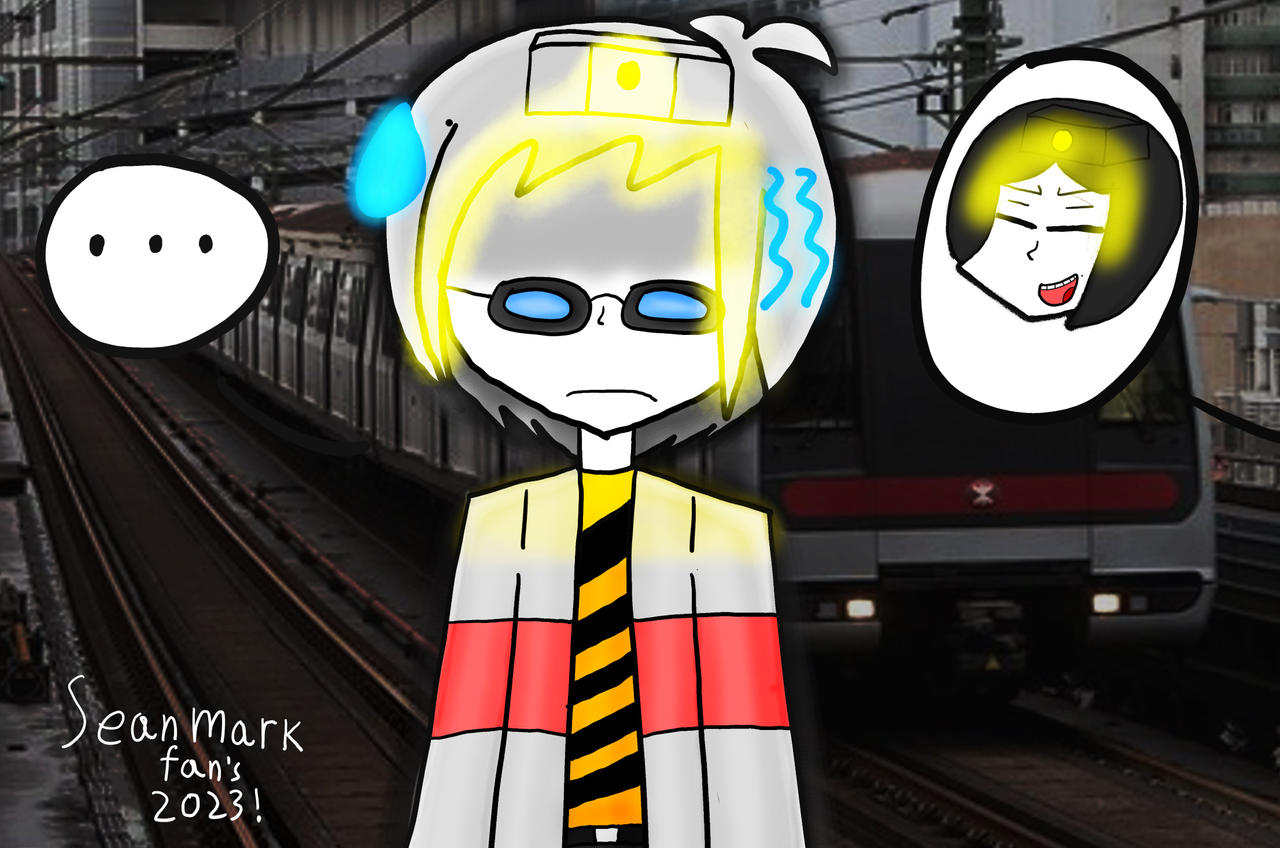 M Train got up sad they changed to Q train by syonduo on DeviantArt