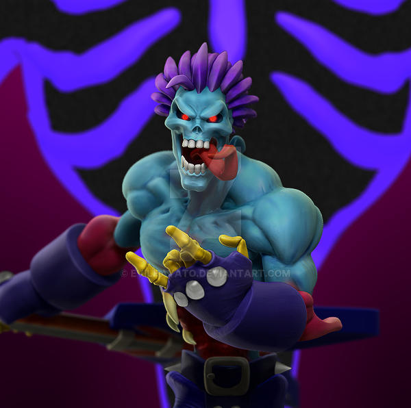 Lord Raptor close up render by EvilHayato on DeviantArt