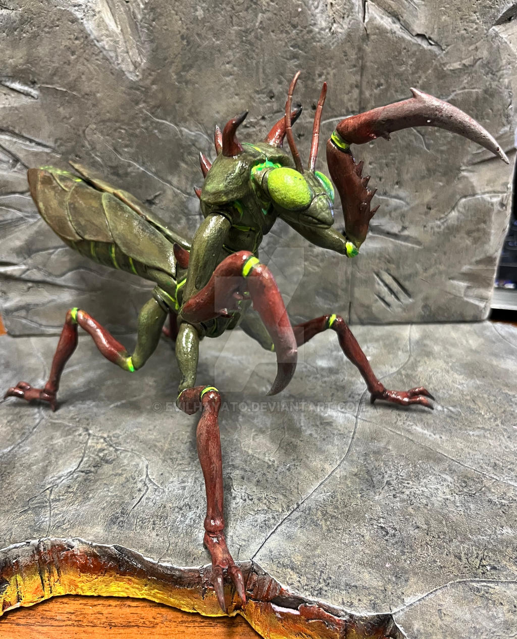 Preytor (War of the Monsters) Fan Art 3d print by EvilHayato on DeviantArt