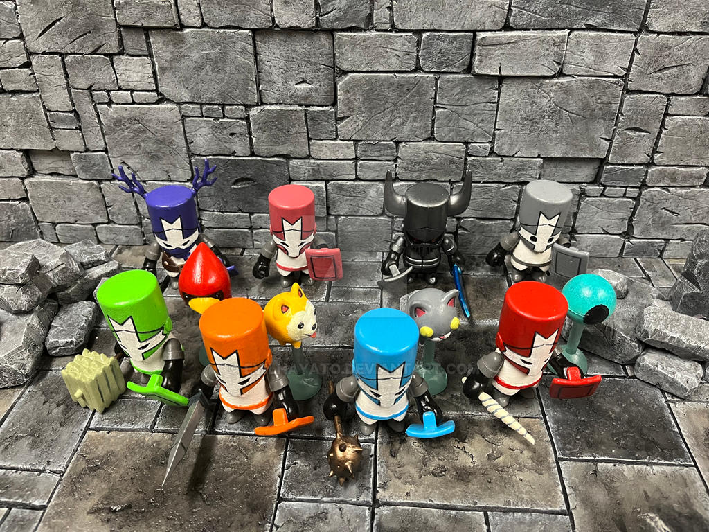 Castle Crashers full set by EvilHayato on DeviantArt