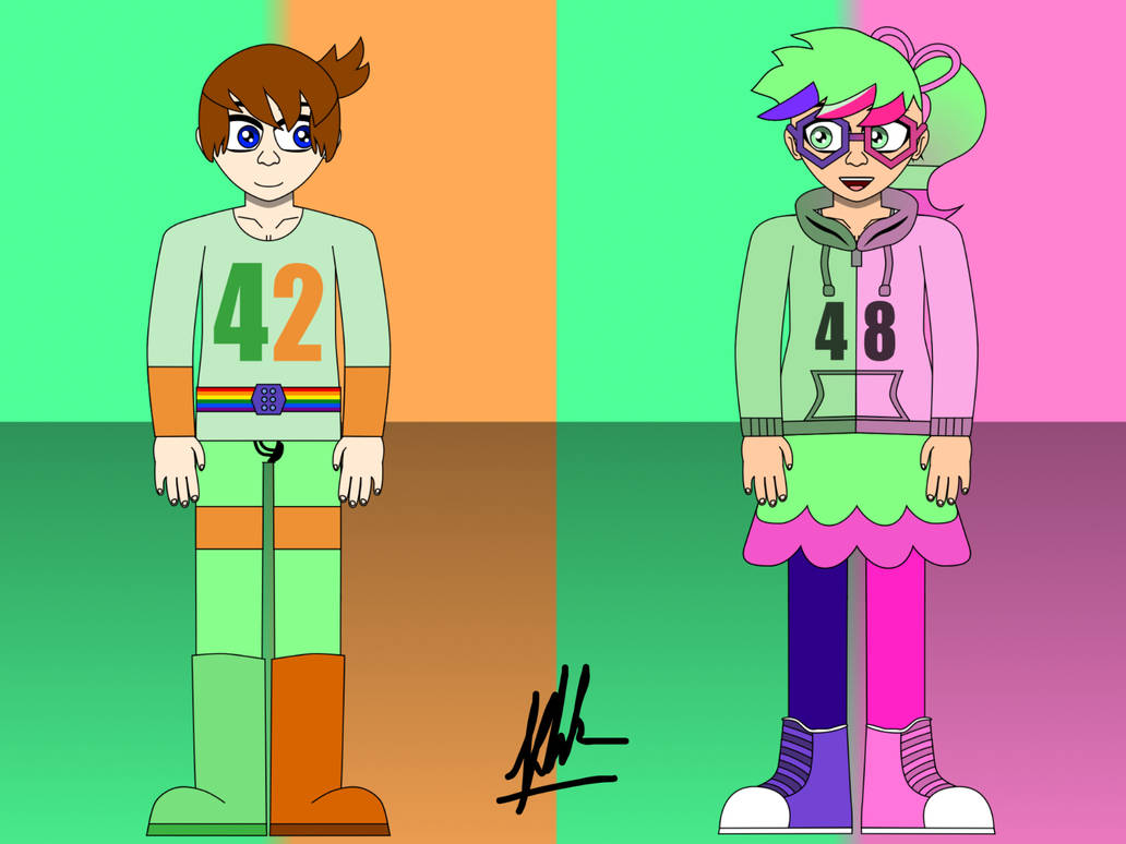 (REQUEST) Dee and Jon, the Super Rectangle Racers by KhanhChanOnDA on ...