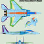 Rainbow Dash F-15 Eagle