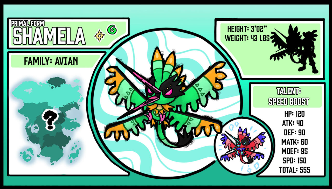 Api Shamela Primal Shamela Beastiary Page by TheArtVan on DeviantArt